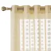 High quality beautiful voile printed cheap patterned curtain sheer