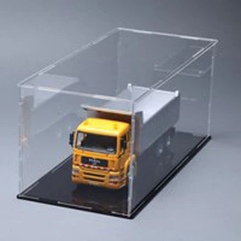 Acrylic Toys Model Car Display Case 3 Tiers Round Showcase Scale