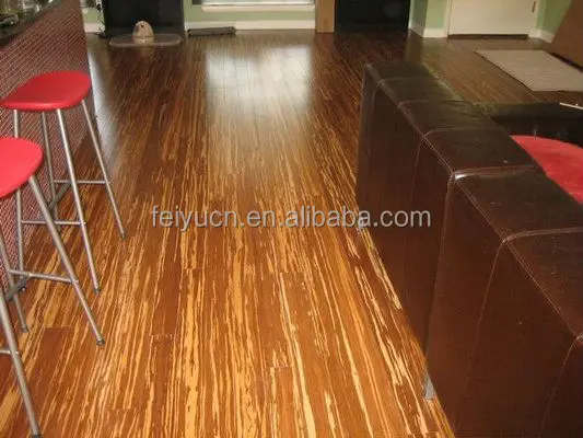 Tiger Stripe Strand Woven Bamboo Flooring Jiangxi Feiyu Choho Buy Tiger Strand Woven Bamboo Flooring Waterproof Bamboo Flooring Carbonized Click