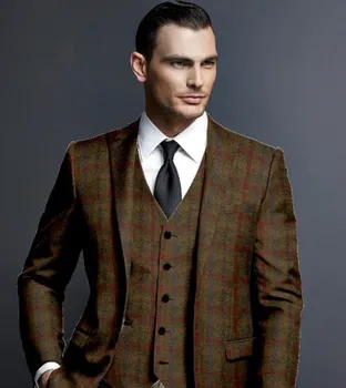 harris tweed coat mens