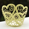 laser cut heart flower cupcake wrappers for Baking
