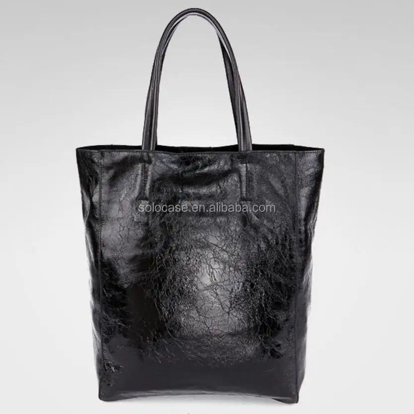 Monogram Metallic Leather Tote Bag