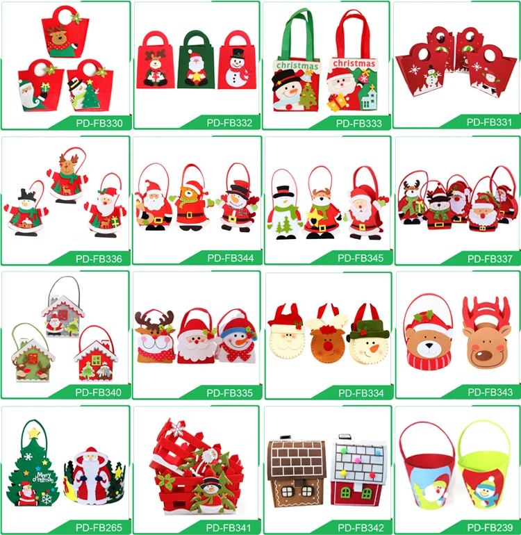 New Oem Design Felt Christmas Gift Bag Wholesale Buy Christmas Gift