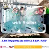 Outdoor personal massager large plastic bath tubs for 12 adults