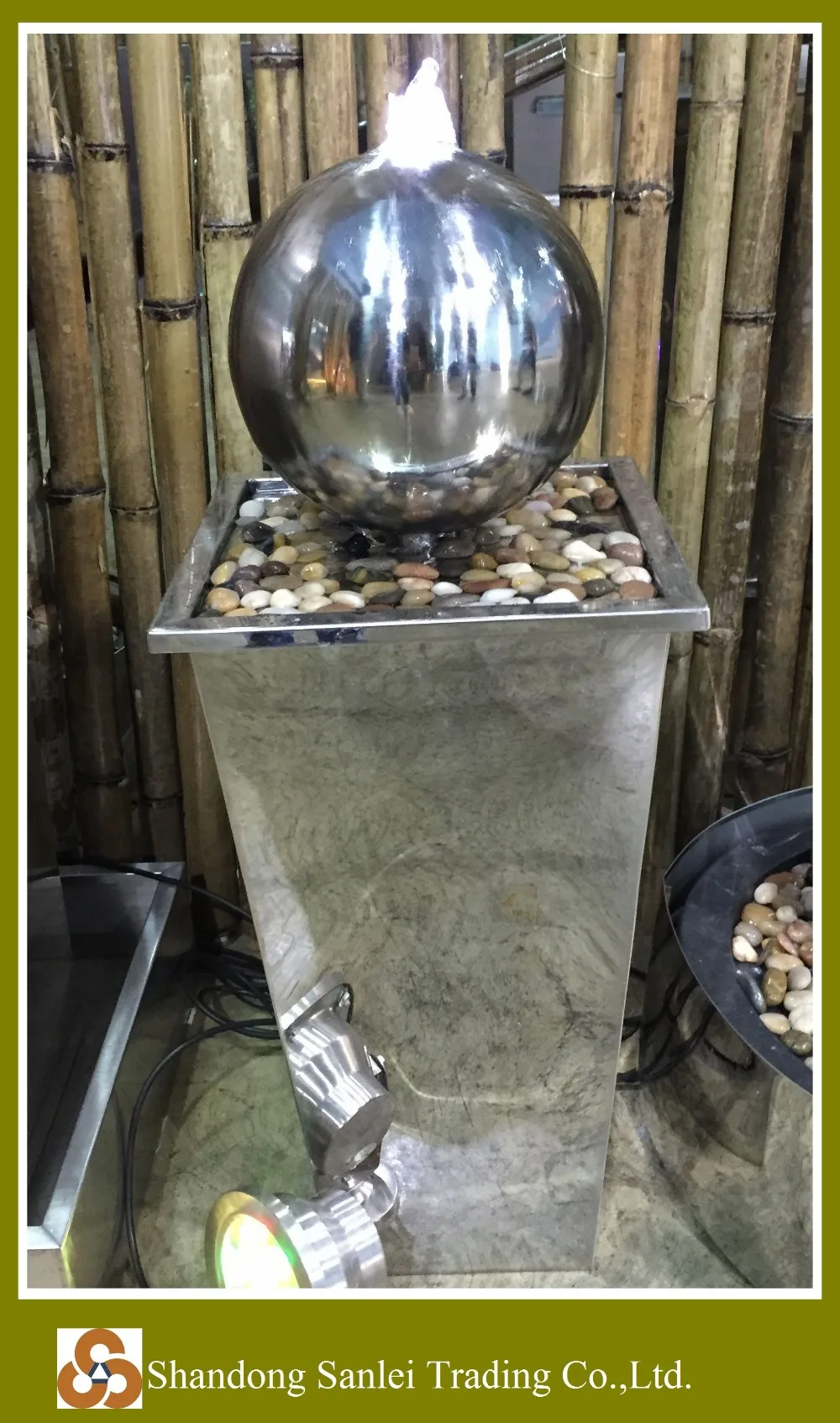 Garden Decoration Stainless Steel Ball Water Fountains - Buy Outdoor