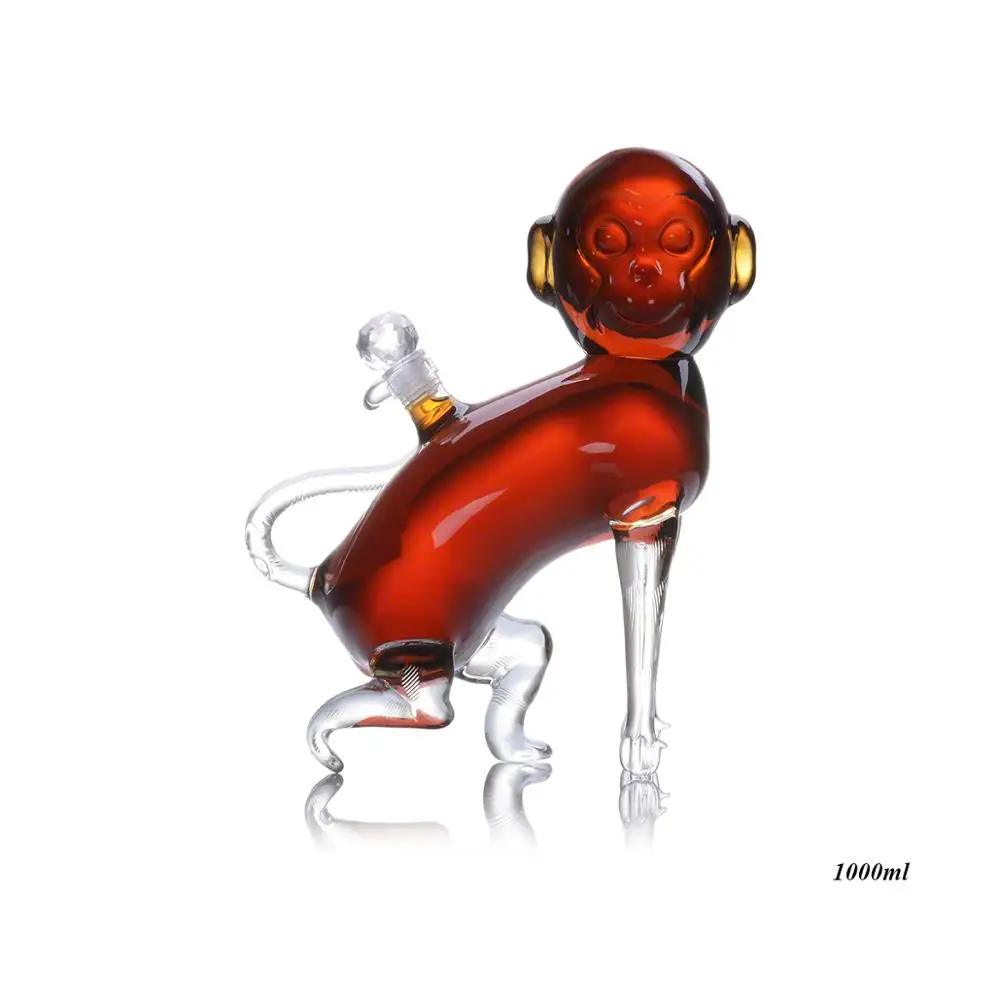 1000ml-monkey-shaped-borosilicate-glass-bottle-glass-decanter-liquor-decanter-for Bourbon-Whiskey-Scotch-Rum-Tequila-or-any-other-alcohol