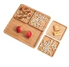 Customised Bamboo Serving Tray Heart Shape Bamboo Serving Tray