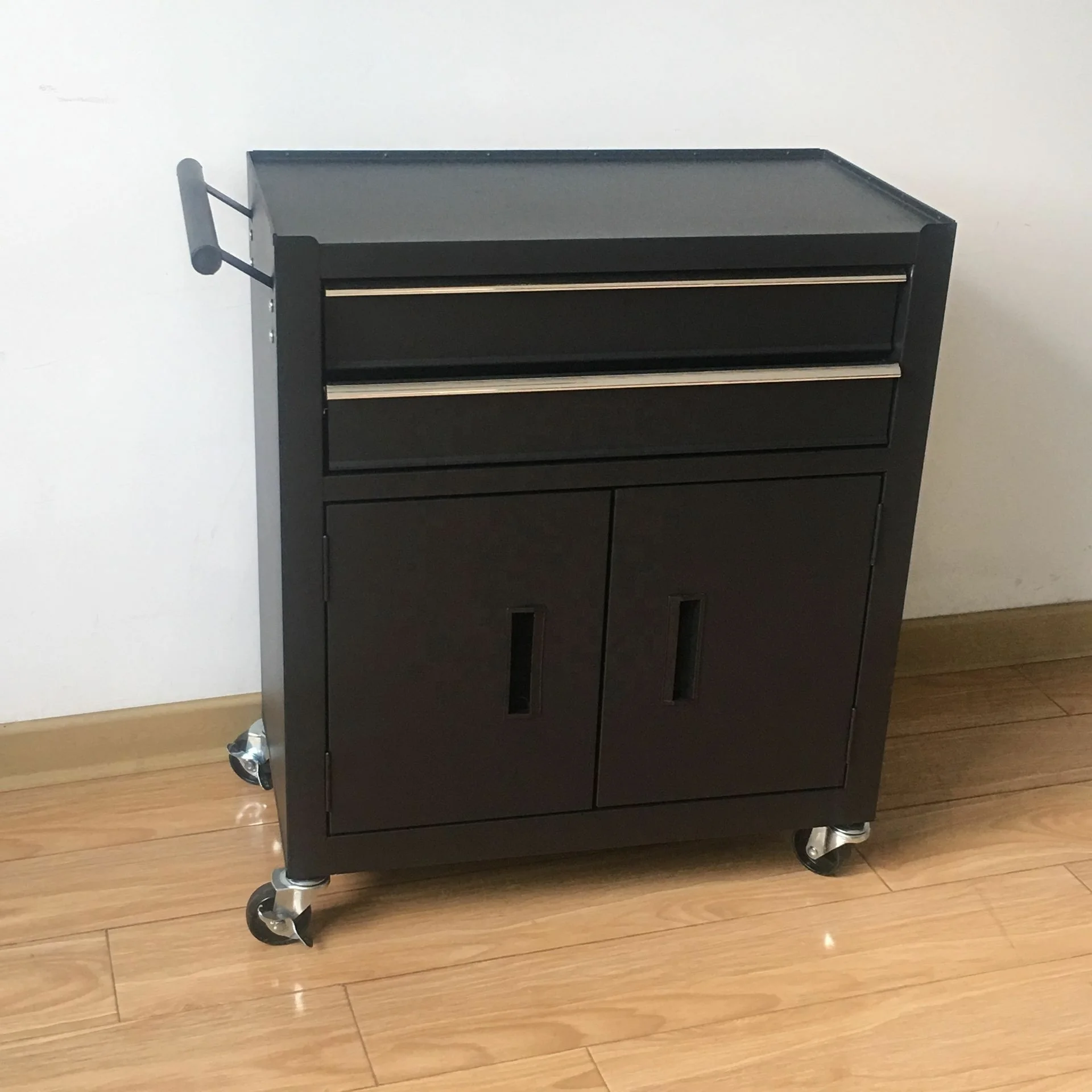 
2 Drawers and 2 doors cheap metal Cabinet Chest Trolley 