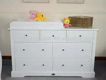pink changing table dresser