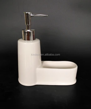 White Ceramic Liquid Soap Dispenser With Sponge Holder Whole White Ceramic Liquid Soap Dispenser With Sponge Holder Whole Foam