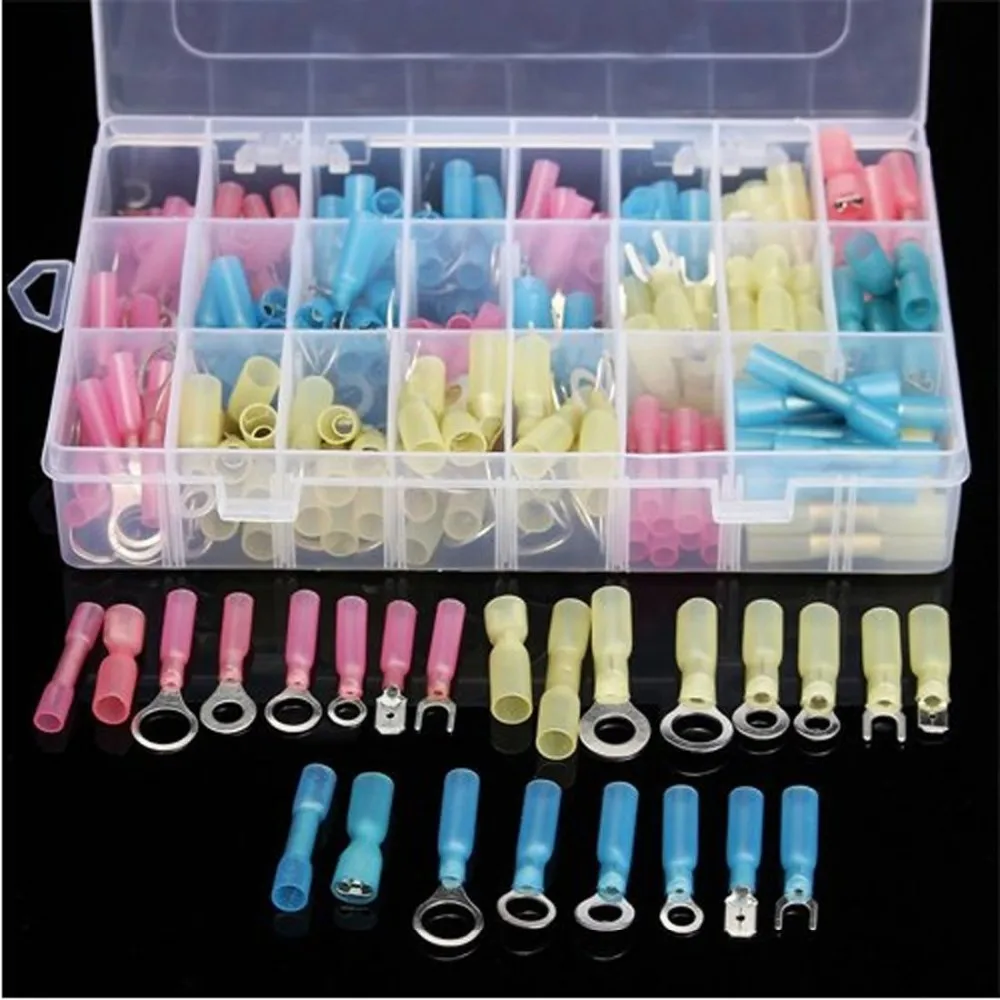 Insulated Electrical 3 Way Heat Shrink Solder Connector Buy Heat