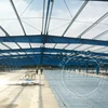 Low price custom prefab structural warehouse metal i beam steel structure for container house