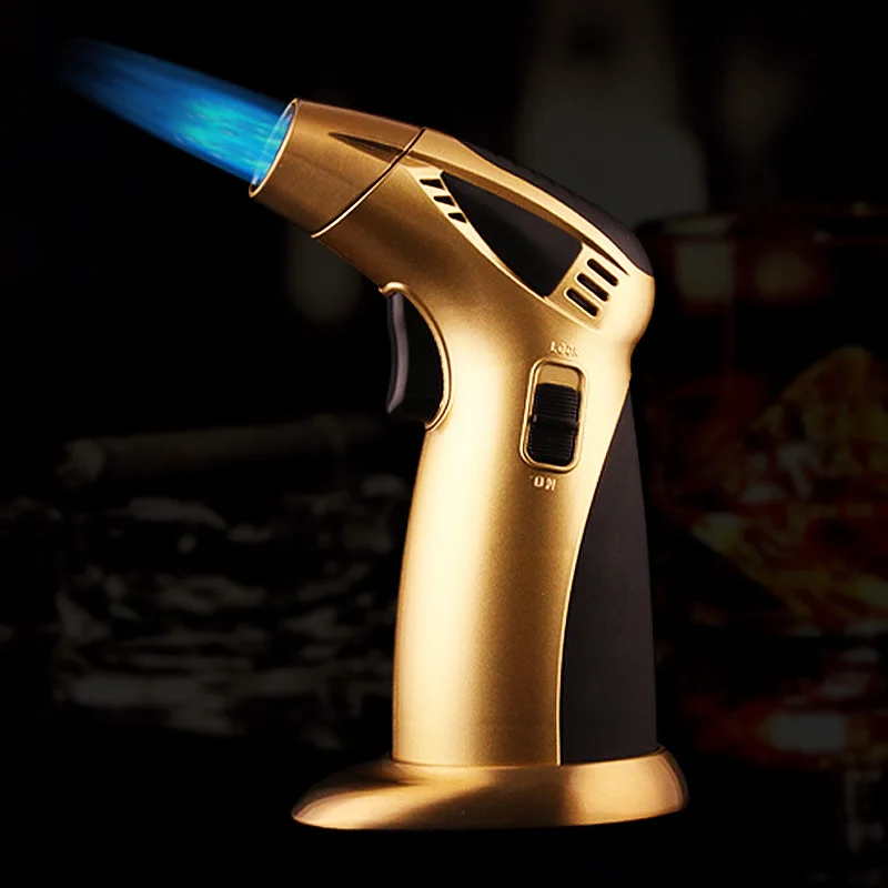 High Quality Butane Gas Flame Big Torch Lighter Metal Jet Flame Heating ...