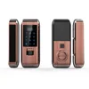 Remote control optional Battery Support Fingerprint Terminal rfid card glass door lock
