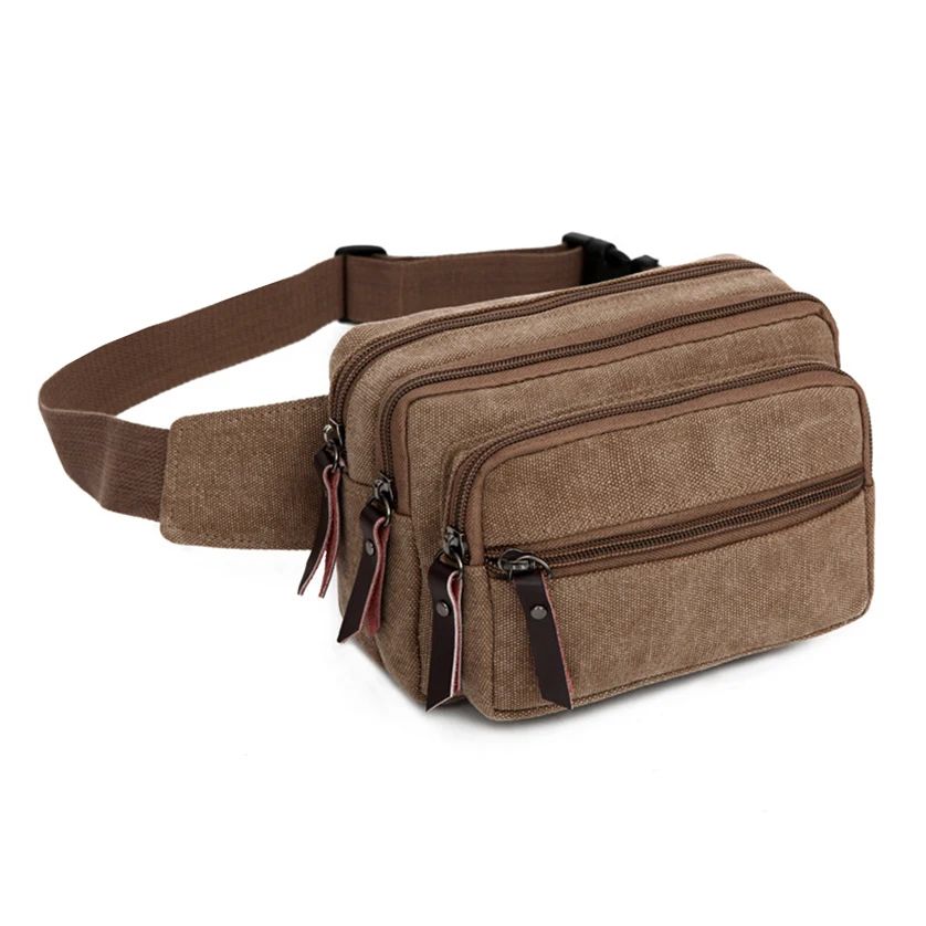Canvas Business Shopping Waist Bag,Supermarket Super Market Grocery