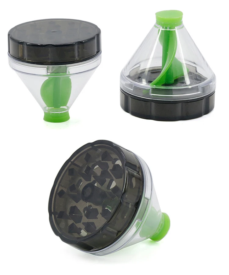 50mm Diameter Transparent Funnel Design Plastic Herb Weed Grinder Buy