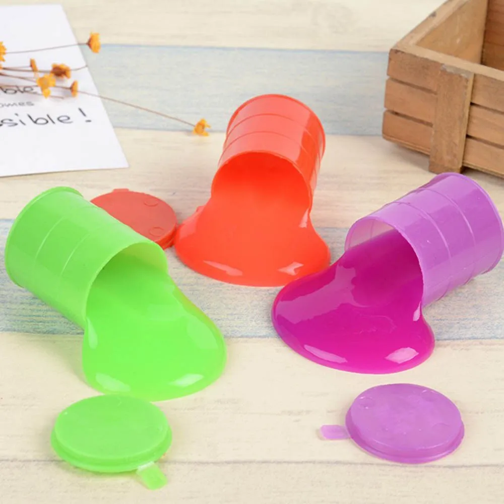 Zqx09 2019 New Big Oil Bucket Rubber Toy Spoof Scary Crazy Slime Putty