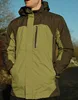 Mens Waterproof Breathable Green Walking Hiking Fishing Jacket