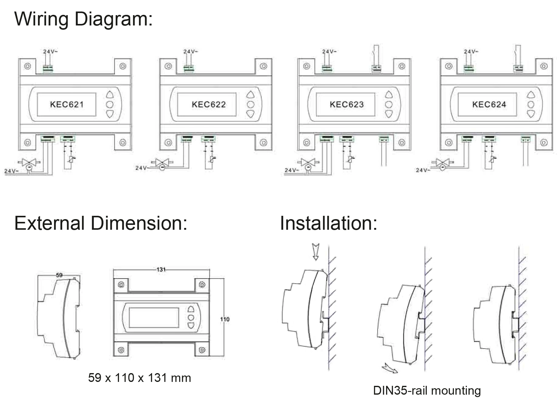 Kec622 Hvac System Air Conditioning Ddc Controller Buy Air Condition