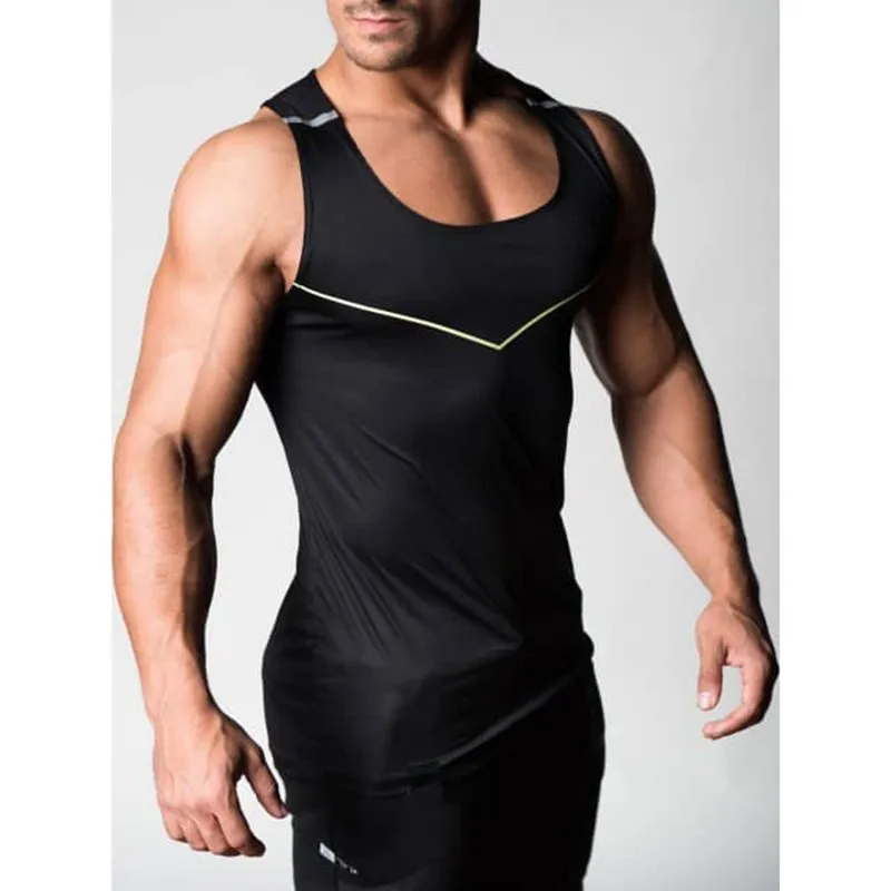 Wholesale Men Tank Tops Black Custom Made Men's Summer Gym Fit Blank Tank Top Buy Wholesale