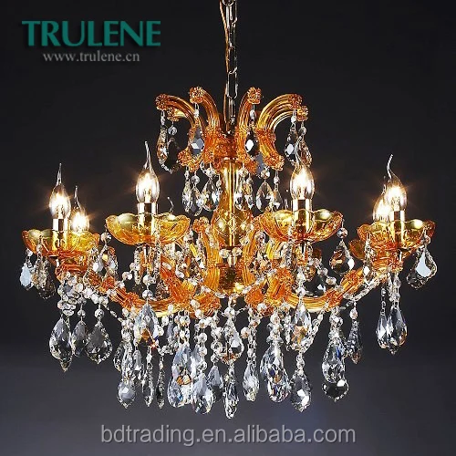 Modern Hotel Lobby Light European Retro Classic Antique Crystal Chandelier Ceiling Pendant Lamp for sale