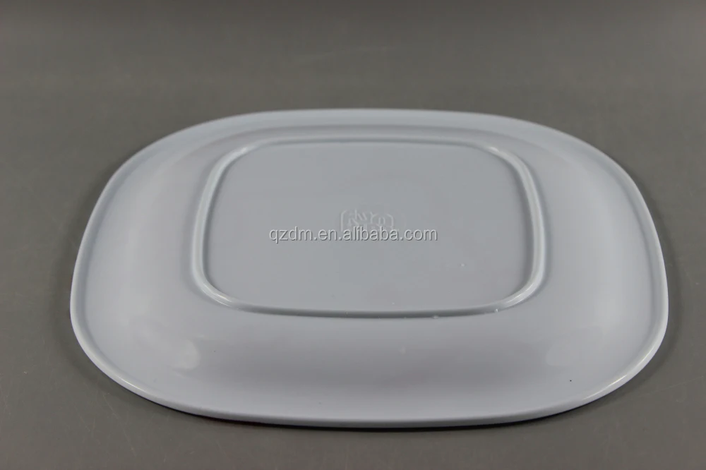 Cute Printing Melamine Square Plates For Kids