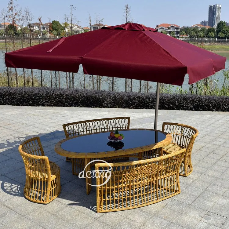 Hasır Hintkamışı Mobilya Seti Hint Kamışı Bahçe Mobilyaları Satış