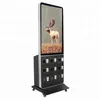 Floor Standing Commercial Television Program Monitor Advertising Equipment Multiple Cell Phone Charging Kiosk