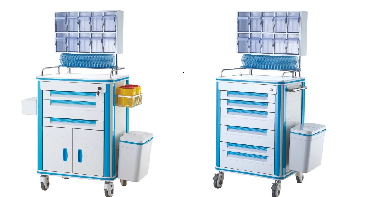 Hospital luxury anesthesia trolley manufacturer