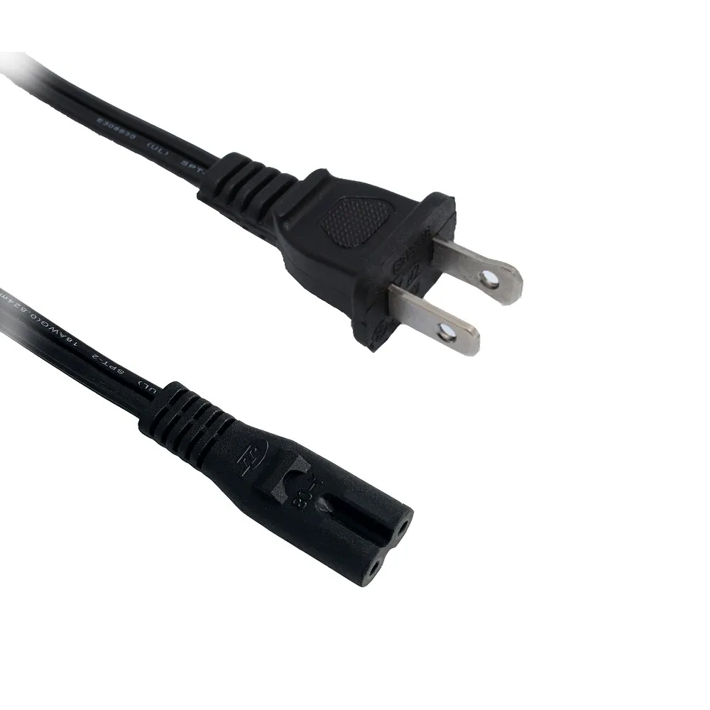 2 Prong Ac Power Cable C7 Figure 8 Power Cord - Buy Ac Power Cord,ac 