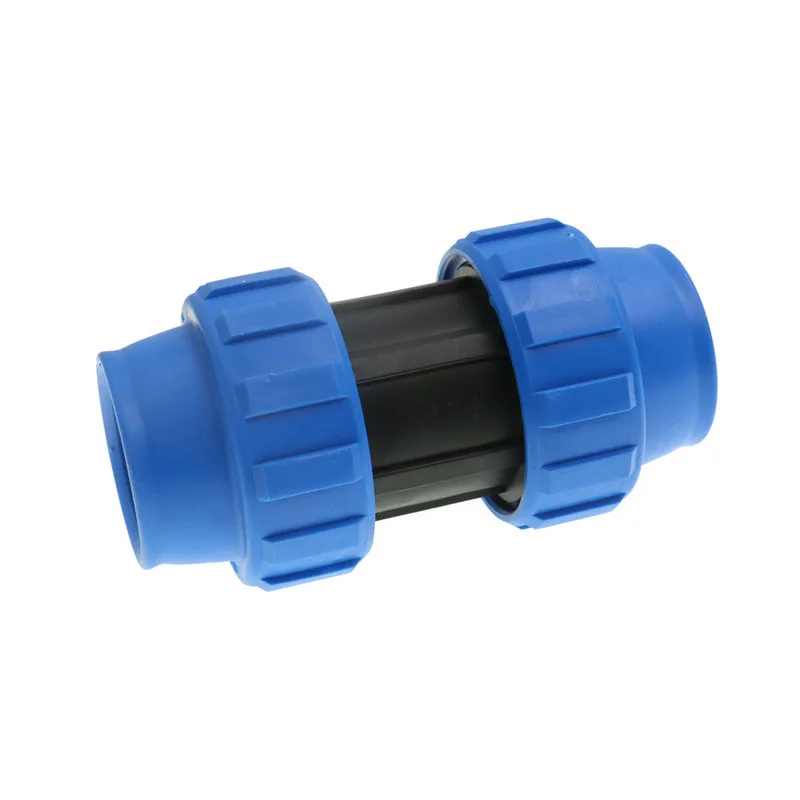 Hdpe Compression Coupler Hdpe Fittings Plastic Pp Thread Irrigation