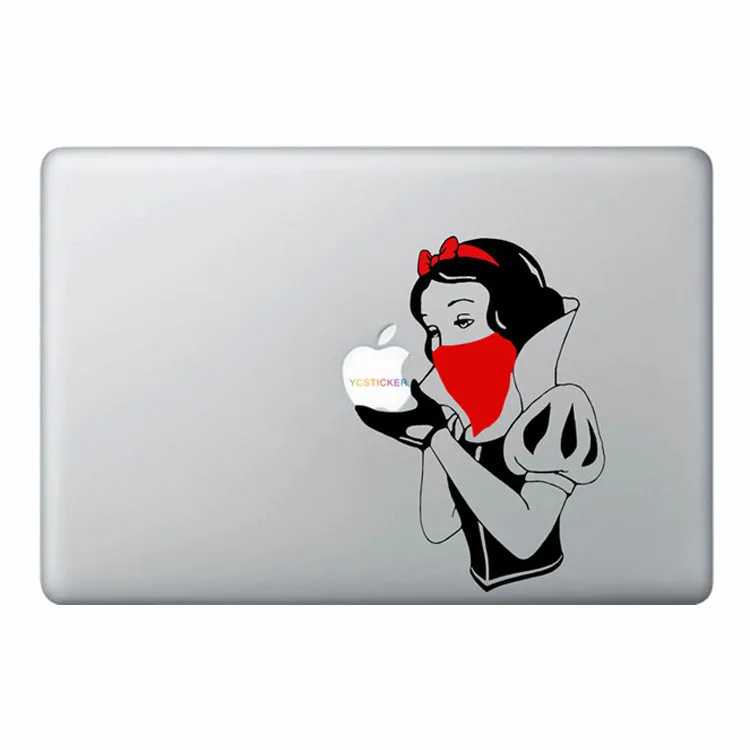 snow white apple laptop cover