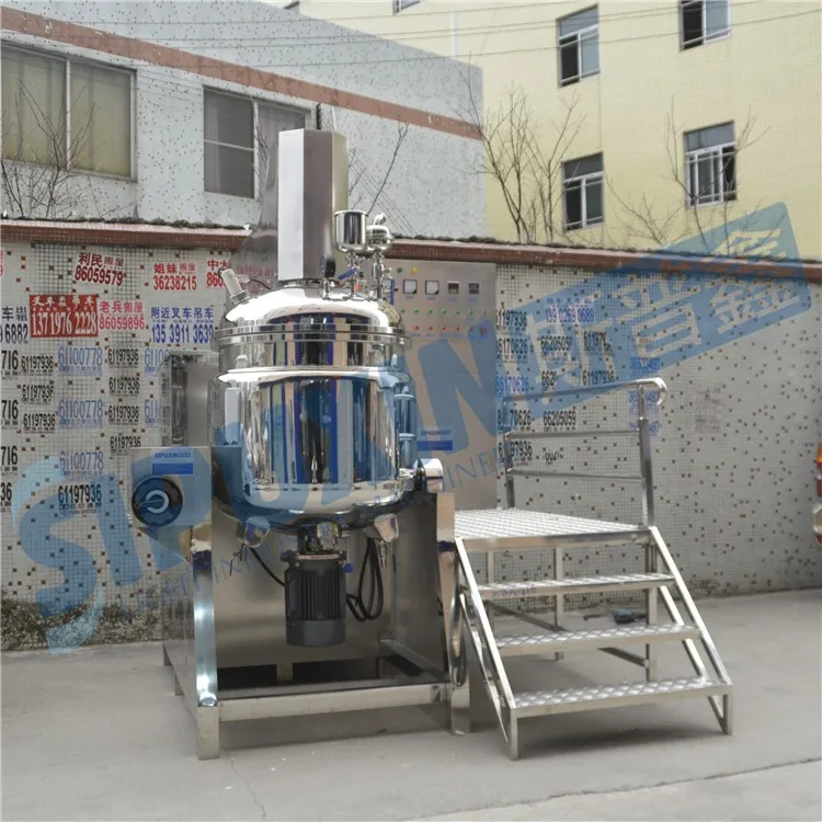 Thailad 300L bottom vacuum homogenizing emulsifying main pot (50)