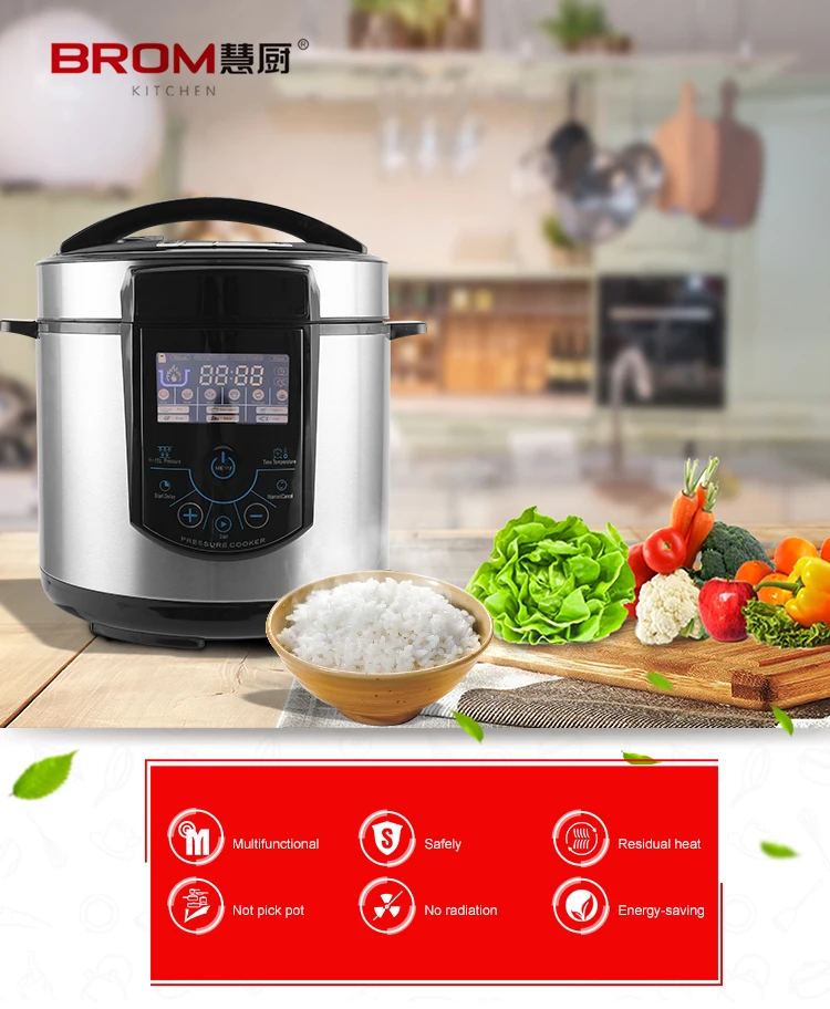 Modern Design Good Brands Stainless Steel Industrial Pressure Cooker