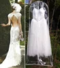transparent pvc bridal dress cover wedding dress cover clear evening dress cover long gown garment bag