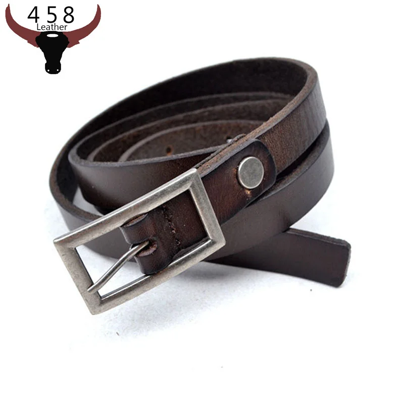 Ya Jin Fashion Velvet Pin Buckle Designer Dress Belts with Ring for Women Girls