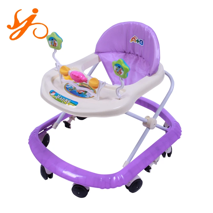Newest Price Baby Walker With Rubber Wheels / Stationary Walker For