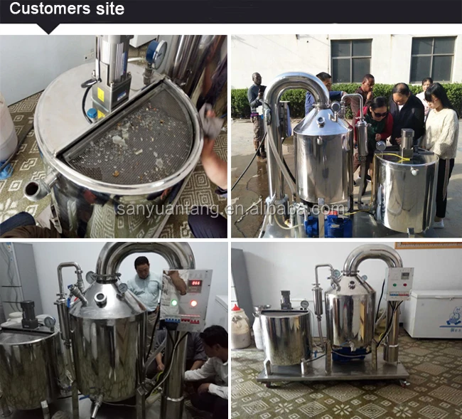  Stainless steel vacuum honey processing extractor equipment 