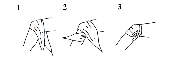 gauze triangle bandages