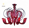 Murano glass ceiling lighting with LED light source for hotel/home/coffee shop/ktv/wedding decoration