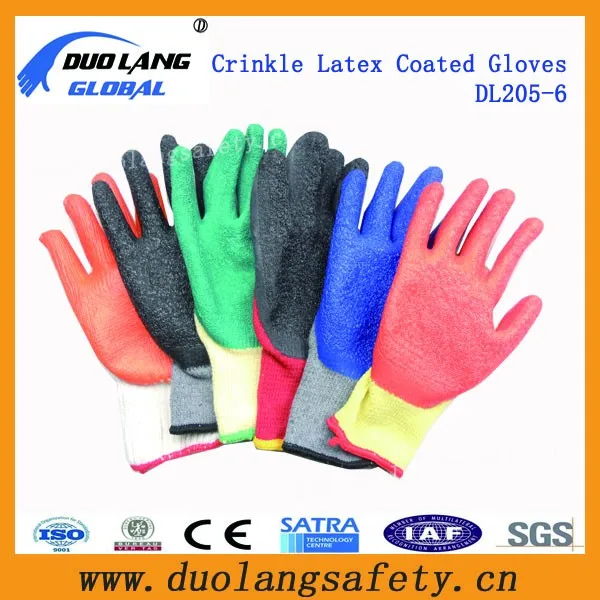 Used For Concrete/brick/lumberhandling Latex Coated Gloves Hot Sale