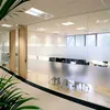 office partition glass wall modern interior doors acid etched frosted sound-limited glass