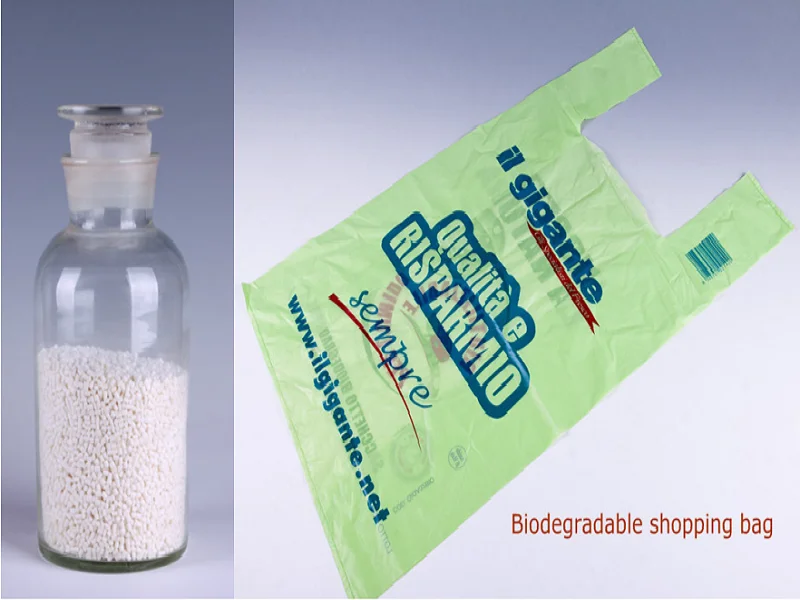 Biodegradable Raw Material Cornstarch Plastic Bag Resin En13432 Ok
