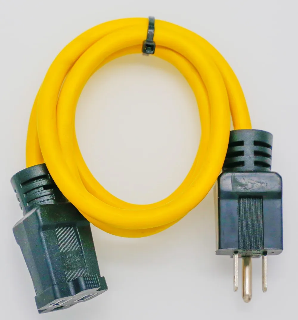 Powertech 100 Ft. 20 Amp 12/3 Awg Gfci Triple Tap Extension Cord And