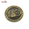High quality custom pilot wings pin badge, gold eagle pin badges