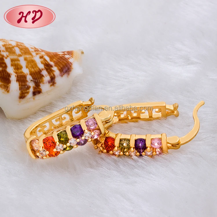 Whole Por Fashion Jewelry 18k Gold Plated Earrings Whole Por Fashion Jewelry 18k Gold Plated Earrings Made In China