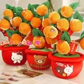 Plush doll 1pc 38cm creative bear hello kitty Rilakkuma lucky orange tree home decoration children stuffed