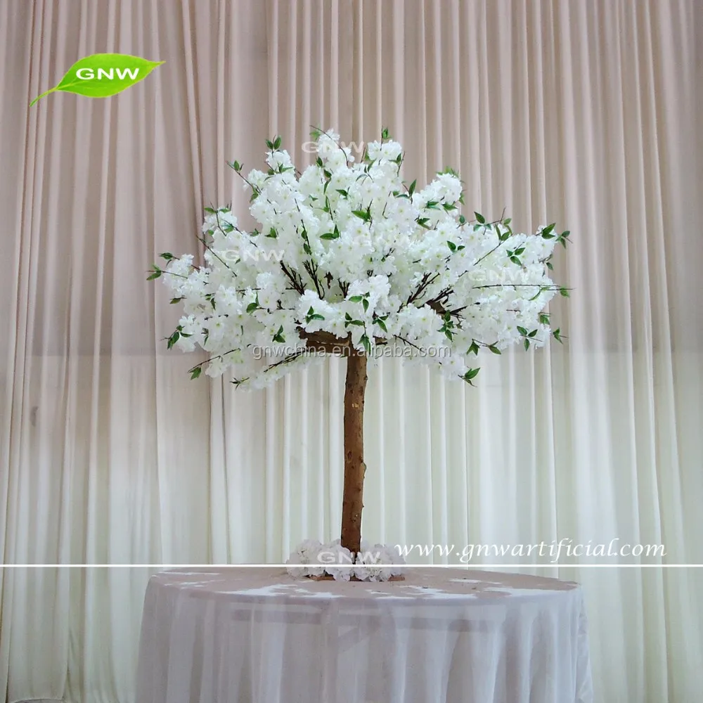 Gnw Bls031 Artificial Cherry Flower Big Bonsai Wedding Table Tree