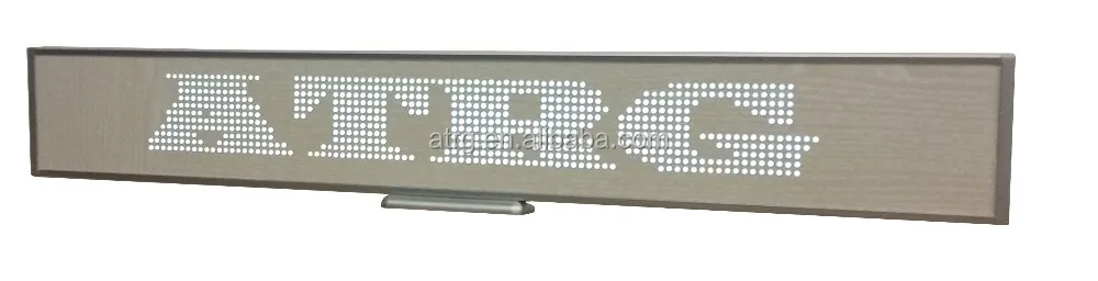 Hidden moving message P5 LED display for double sided Metallic LED writing board