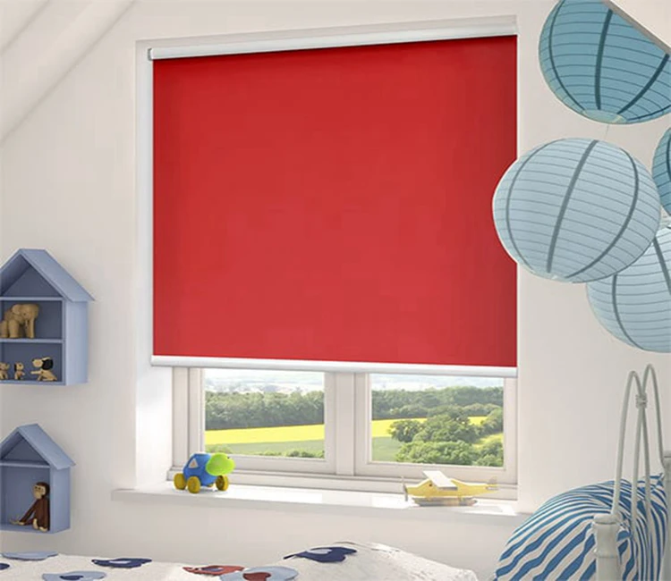 Ready Made Elegant Blackout Roller Curtains For The Living Room